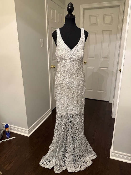 Dresses & Skirts - White floor length down - size L